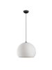 Lampa wisząca biała owalna 45cm designerska nowoczesna do salonu jadalni nad stół Luces Exclusivas